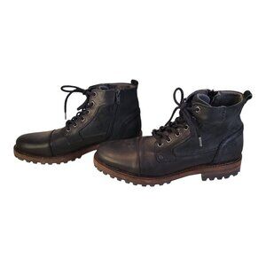 BULLBOXER SZ US 8 Waylen Limited Edition Original 009/500 Mens Black Boot